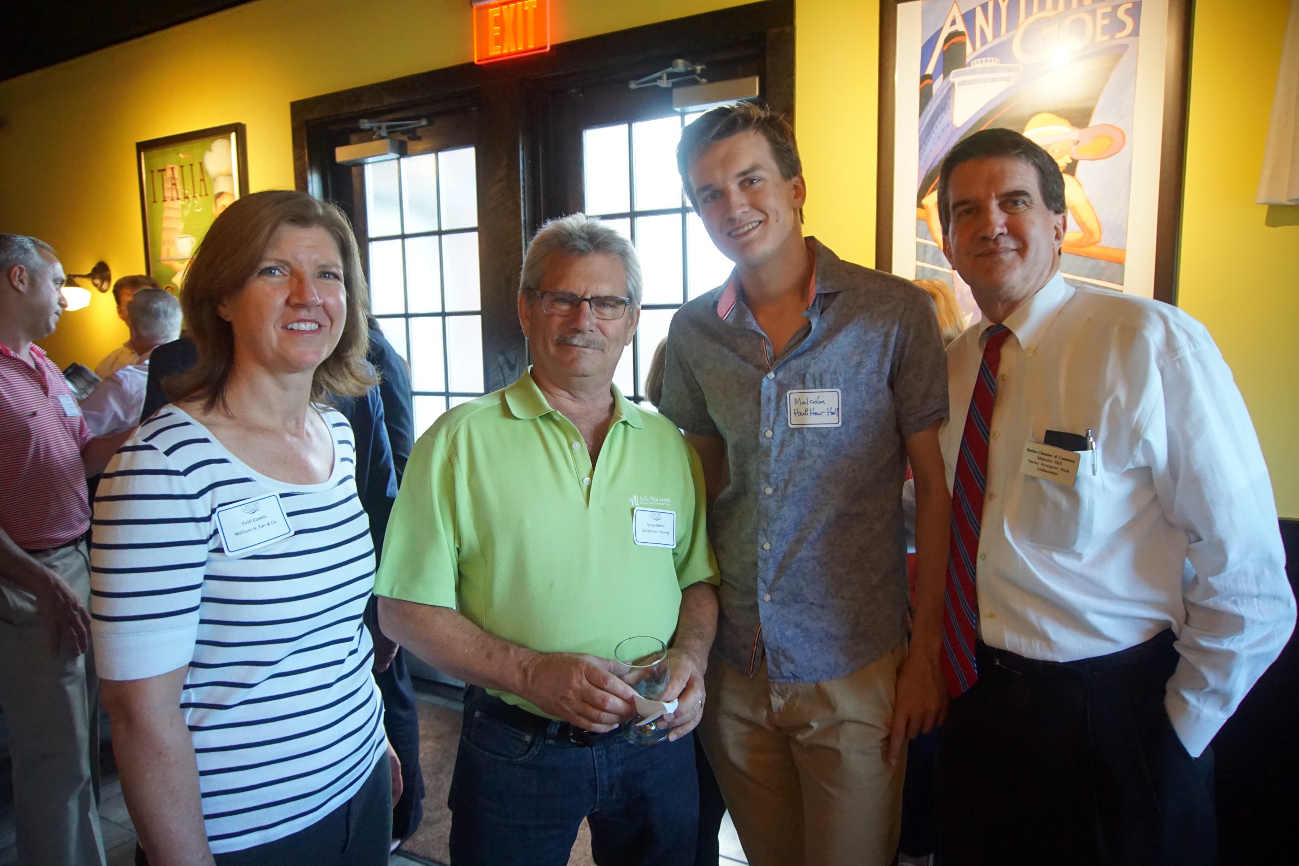 Patti Conklin, Doug Kitchen and Malcolm Hamilton Hall and Malcolm Hall
