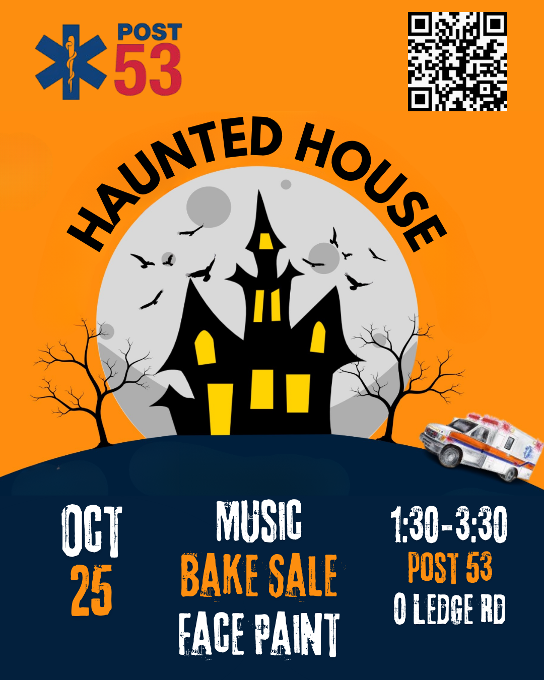 Darien EMS – Post 53 Annual Haunted House & Fall Festival